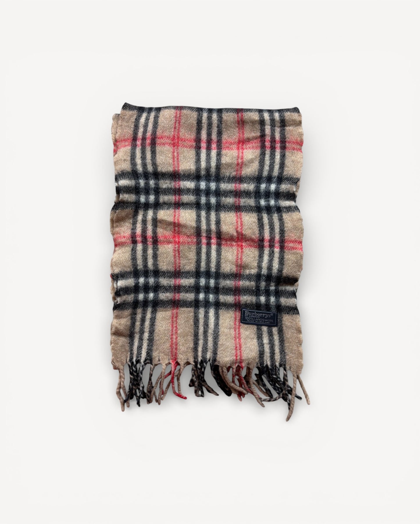 BURBERRY NOVACHECK SCARF BEIGE