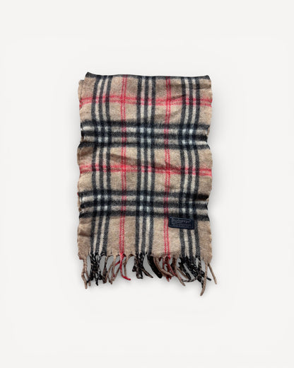 BURBERRY NOVACHECK SCARF BEIGE