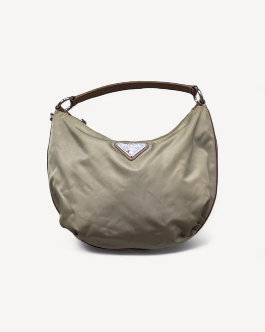 PRADA CROISSANT BEIGE BAG