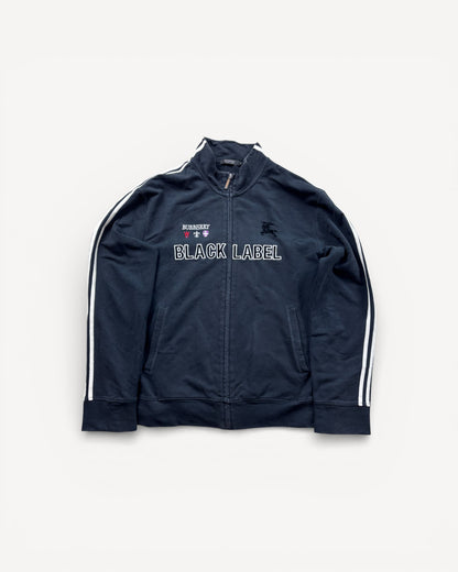 BURBERRY BLACK ZIP UP VEST (M)