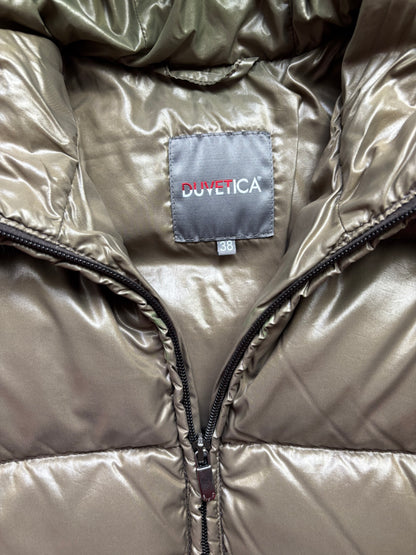 DUVETICA GREEN WOMEN PUFFER JACKET (S)