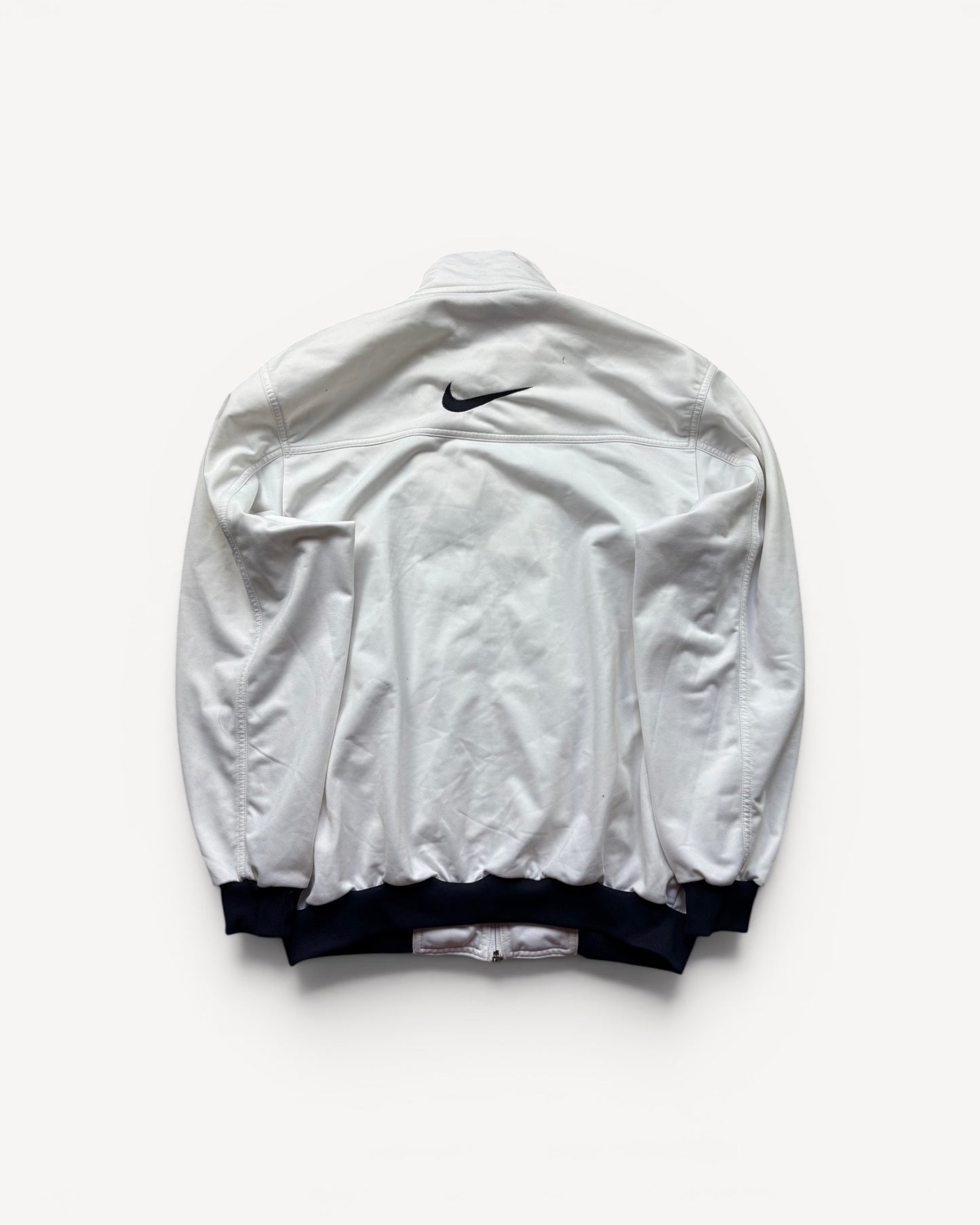 NIKE WHITE ZIP UP VEST (M)