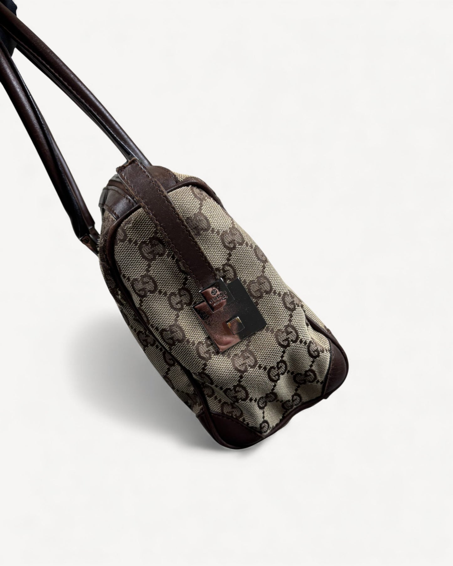 GUCCI MONOGRAM MINI BOSTON BAG