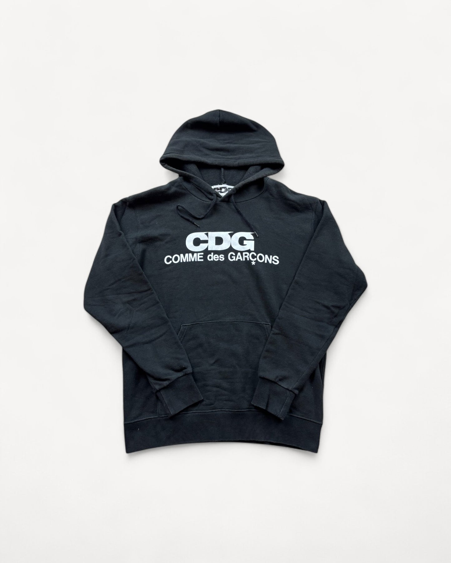 CDG BLACK HOODIE (L)