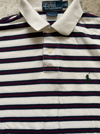 RALPH LAUREN POLO SHIRT STRIPED (S)