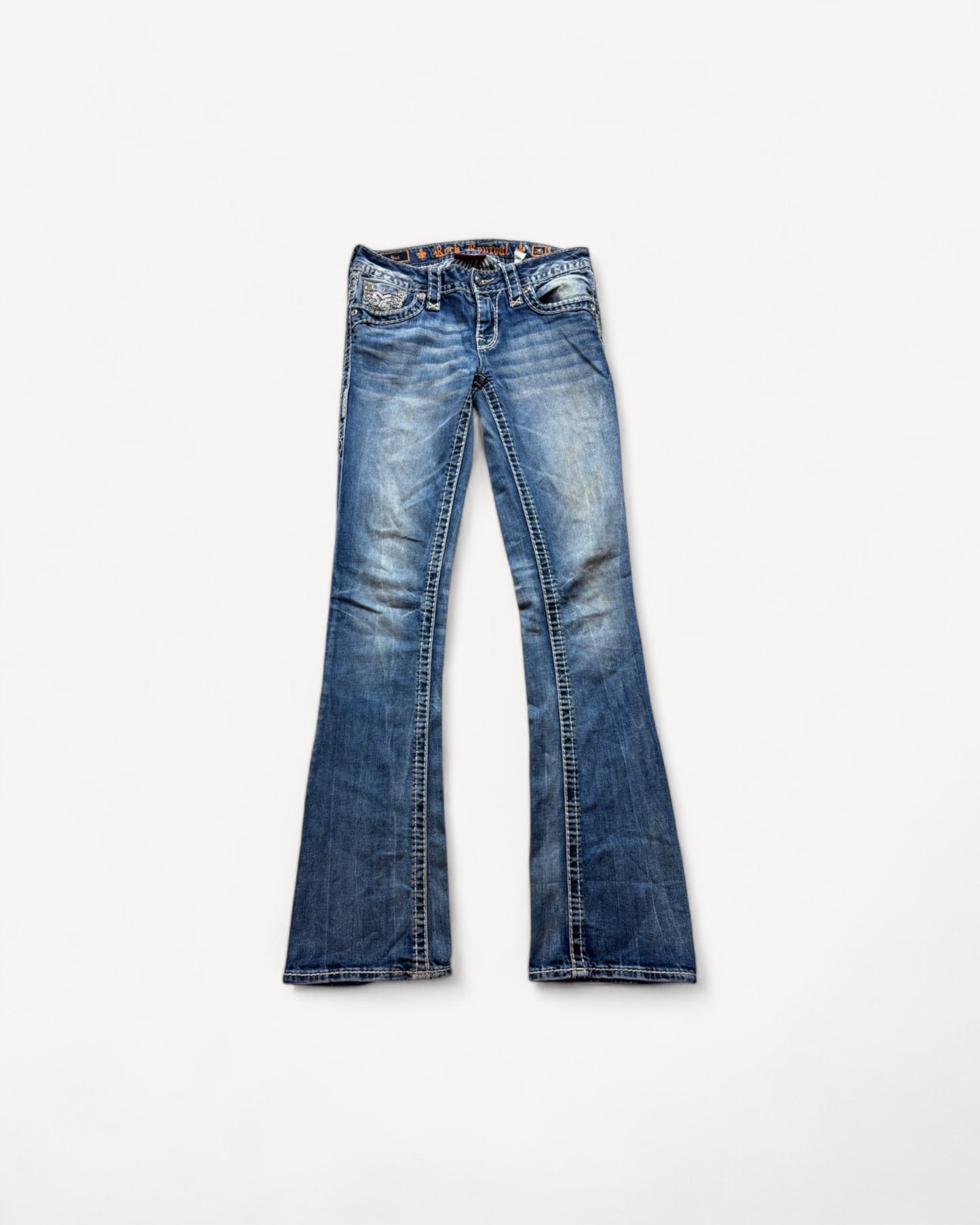 ROCK REVIVAL JEANS W26 L32 #RR2