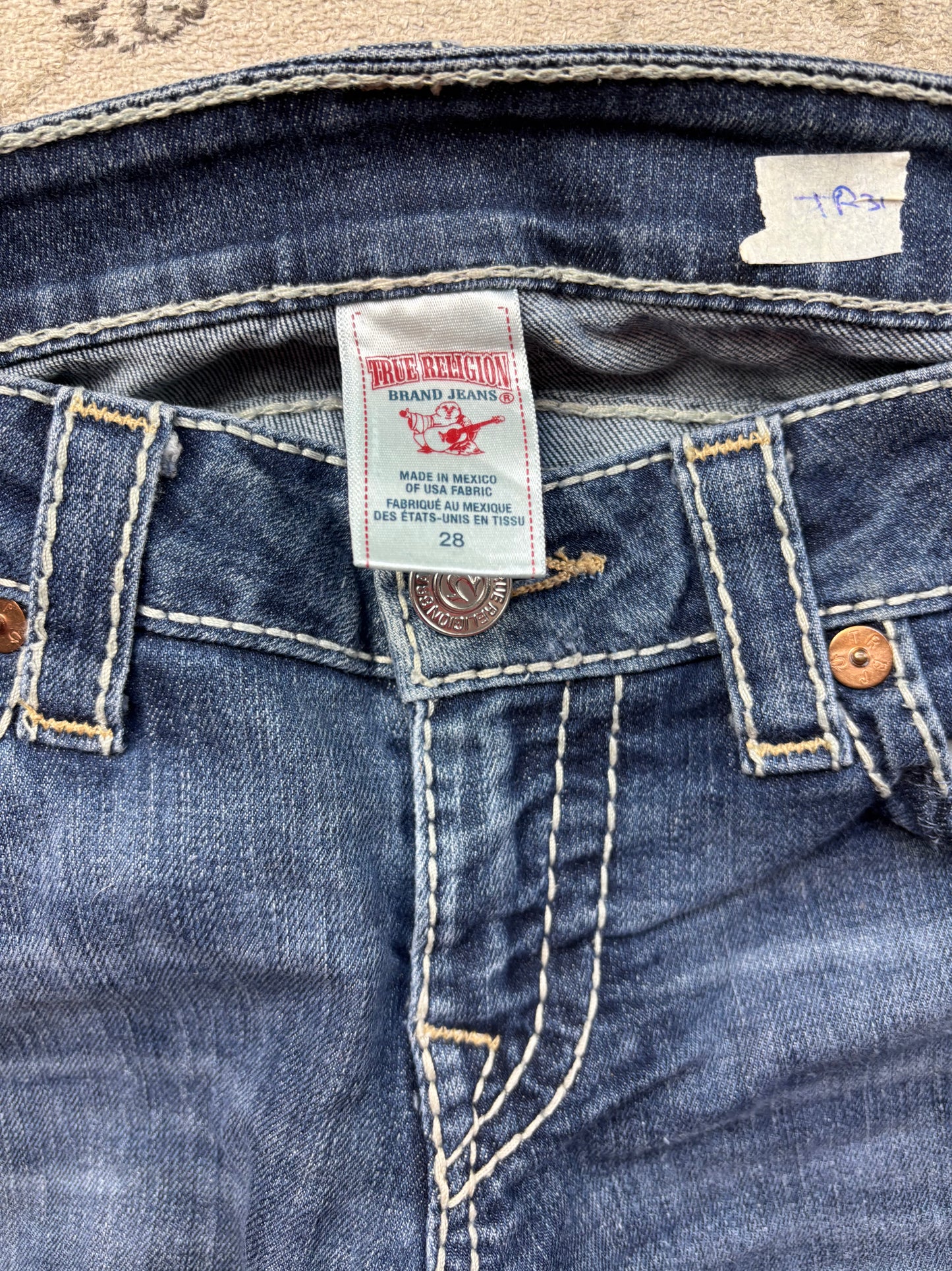 TRUE RELIGION JEANS W28 L30 #TR31