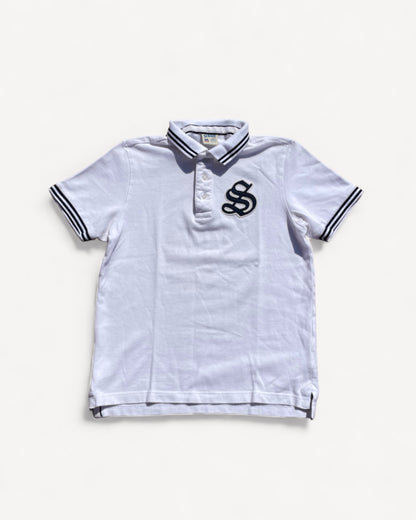 SCHOTT POLO SHIRT WHITE (S)