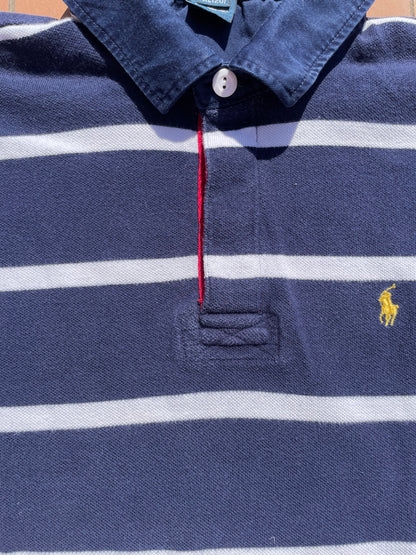 RALPH LAUREN POLO SHIRT STRIPED (M)