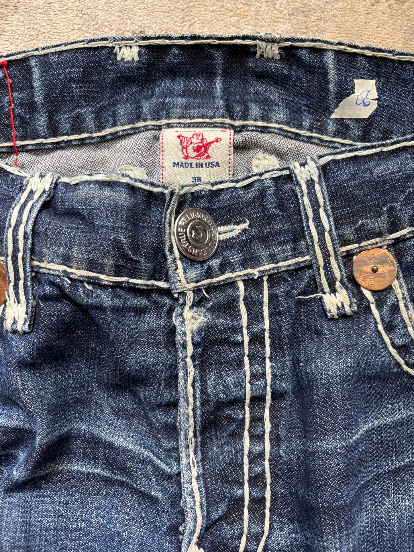 TRUE RELIGION JEANS W36 L34 #TR66