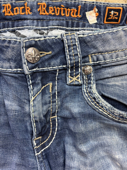 ROCK REVIVAL JEANS W32 L32 #RR12