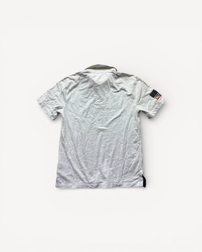 RALPH LAUREN POLO SHIRT WHITE (S)