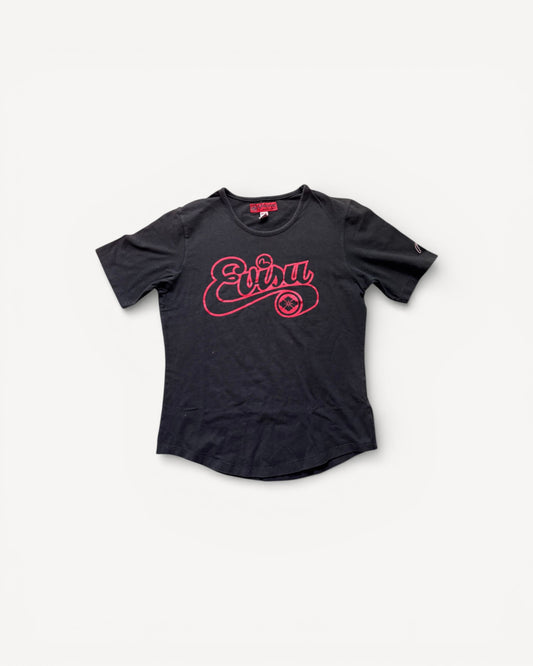 EVISU DONNA BLACK T-SHIRT (S)