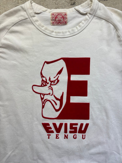 EVISU WHITE T-SHIRT (M)