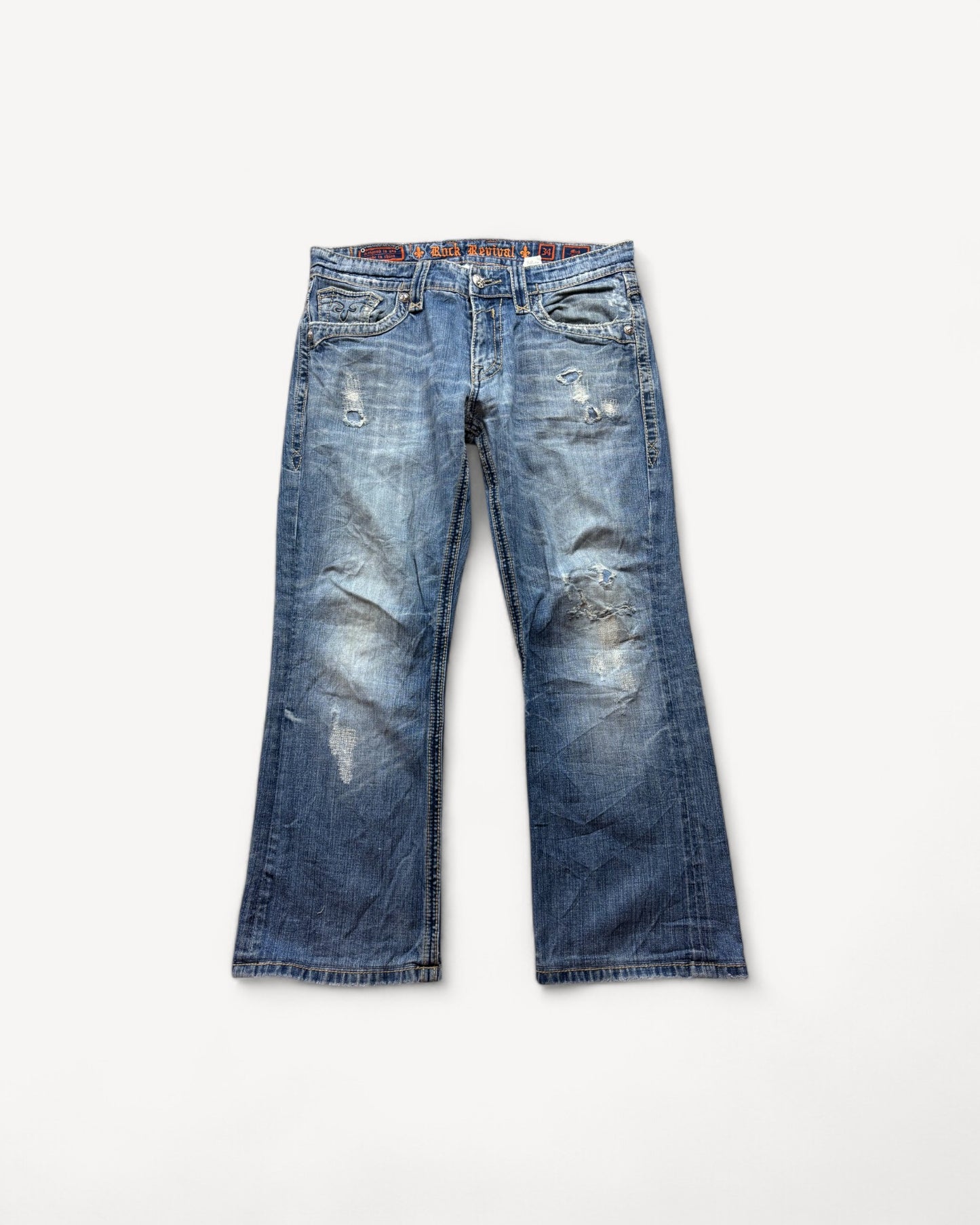 ROCK REVIVAL JEANS W34 L32 #RR4