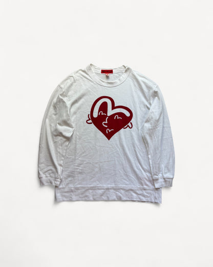 EVISU WHITE LONGSLEEVE (M)