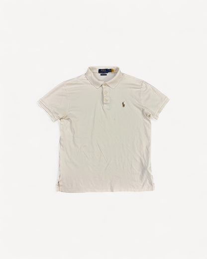 RALPH LAUREN POLO SHIRT CREAM (S)