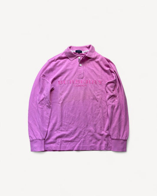 BURBERRY LONGSL. POLO SHIRT (L)