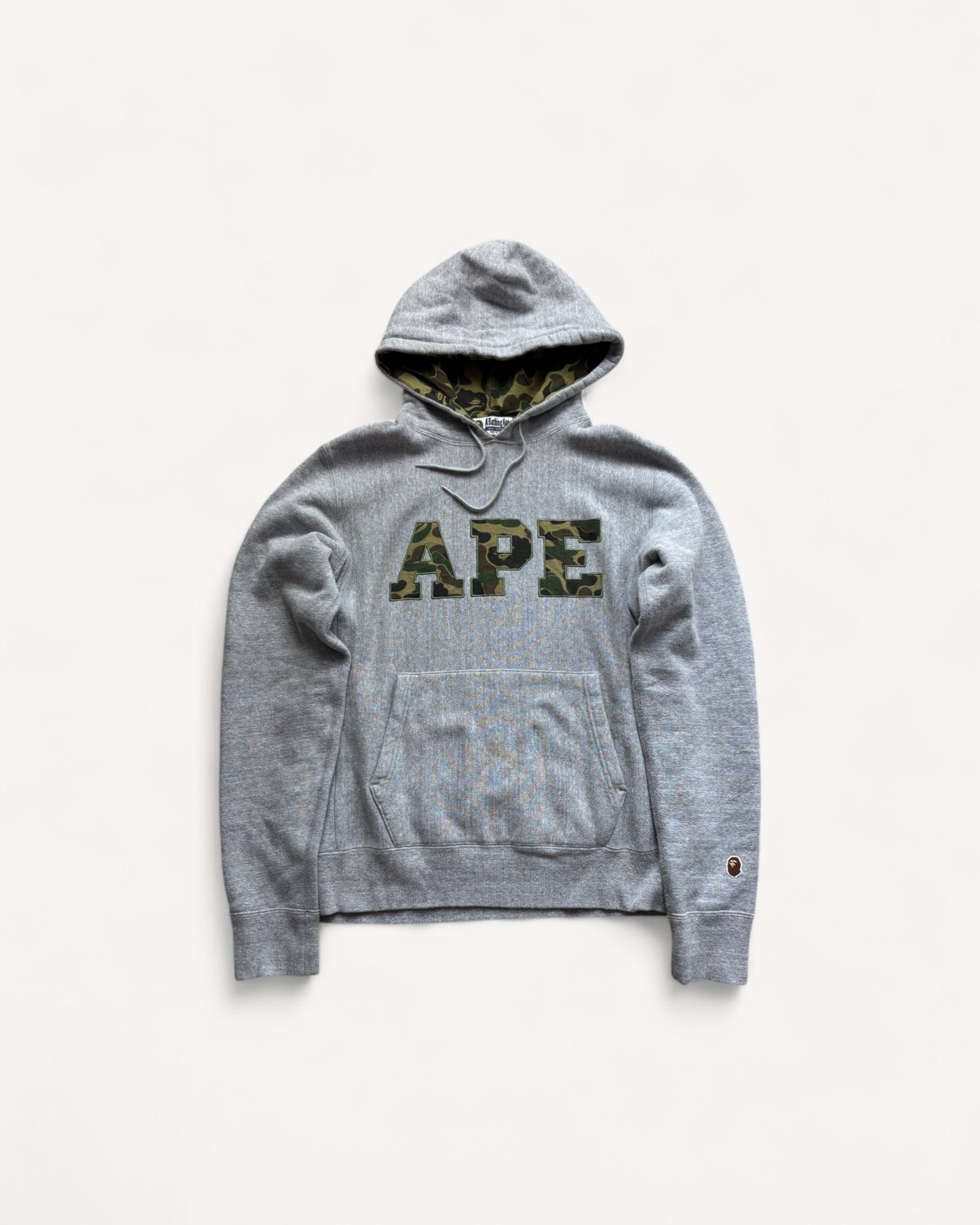 BAPE GREY HOODIE (M)
