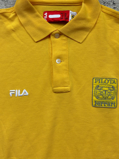 FERRARI POLO SHIRT YELLOW (M)