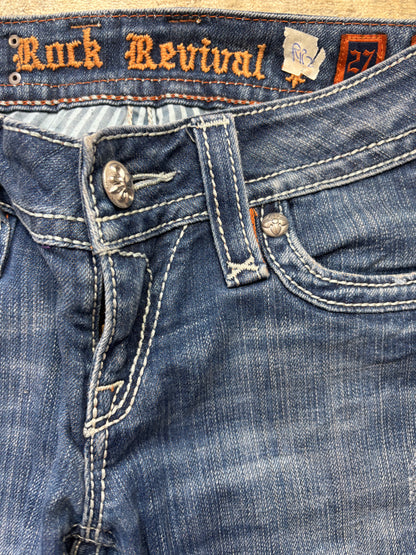 ROCK REVIVAL JEANS W27 L32 #RR2