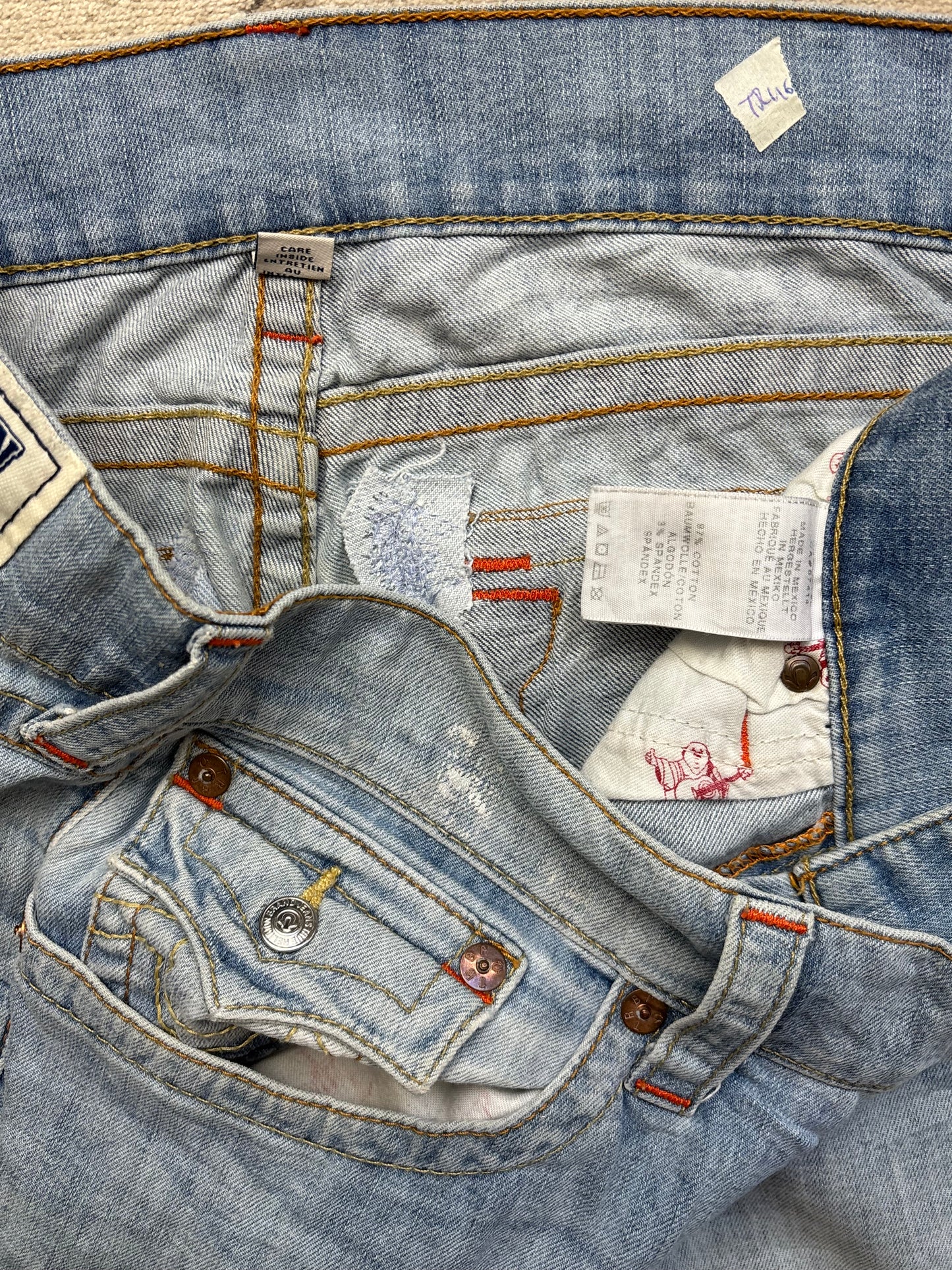 TRUE RELIGION JEANS W36 L34 #TR46