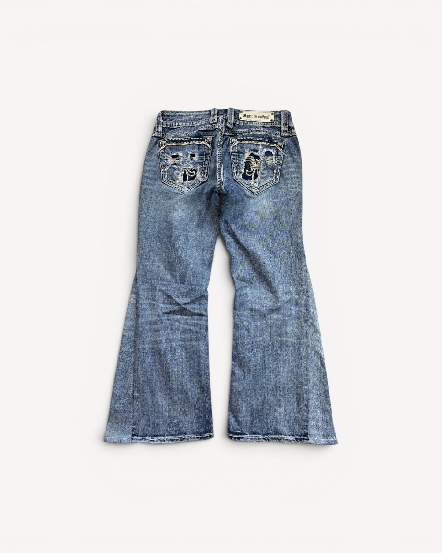 ROCK REVIVAL JEANS W27 L30 #RR6