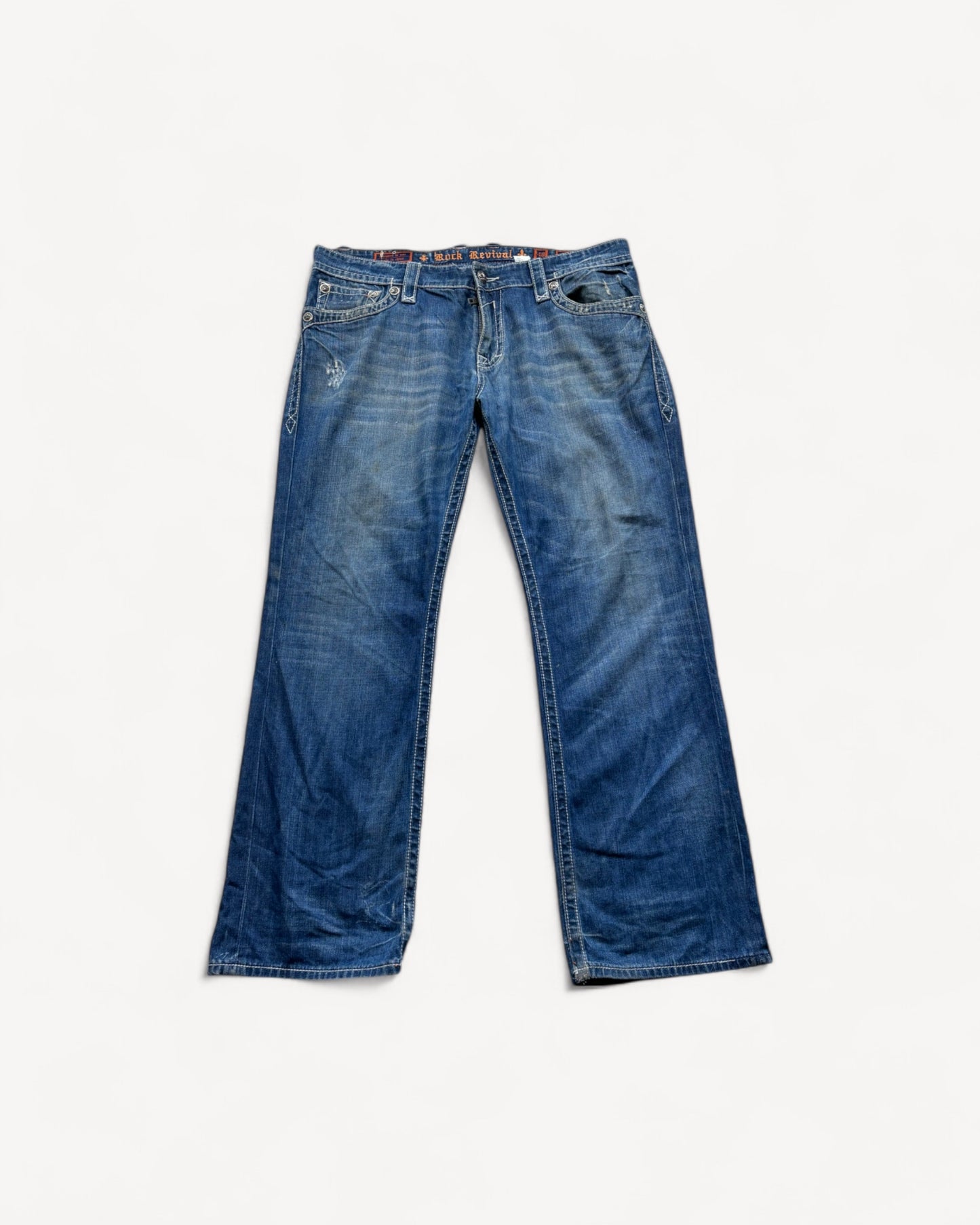 ROCK REVIVAL JEANS W40 L34 #RR24