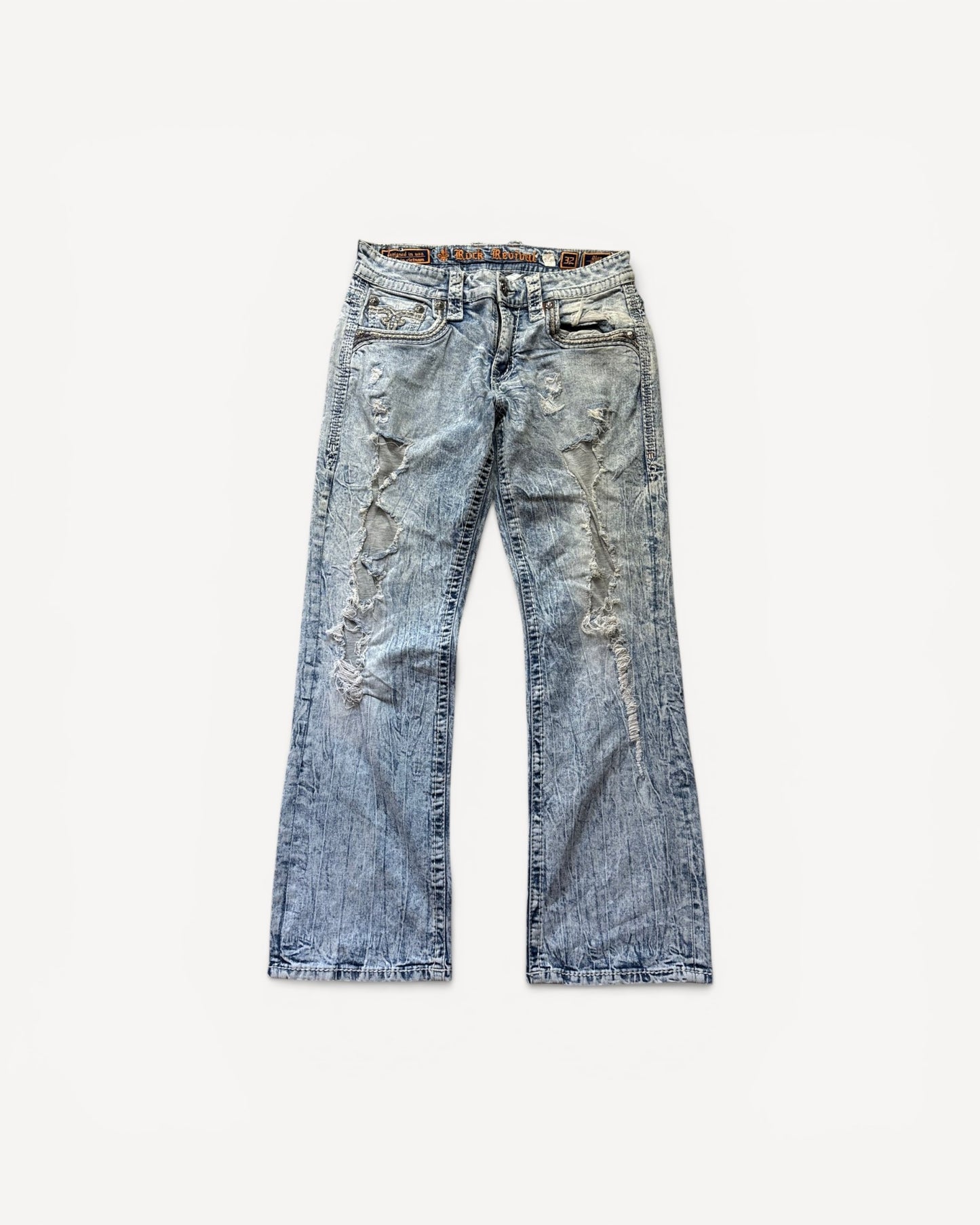 ROCK REVIVAL JEANS W32 L32 #RR8