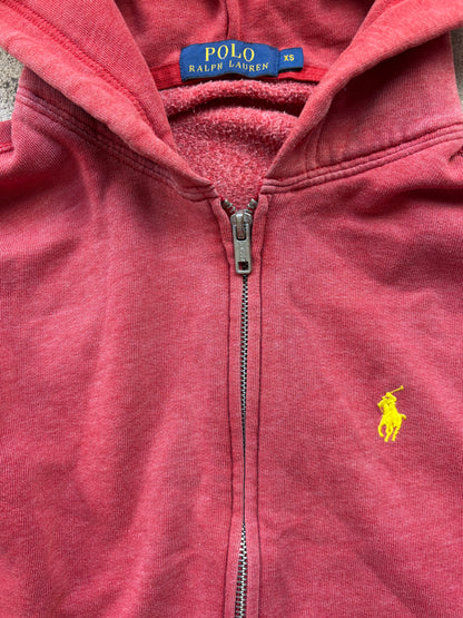 RALPH LAUREN ZIP UP HOODIE (XS)