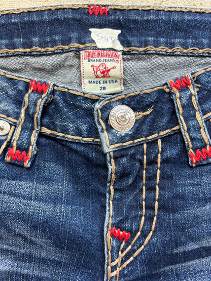TRUE RELIGION HOT PANT W28 #S43