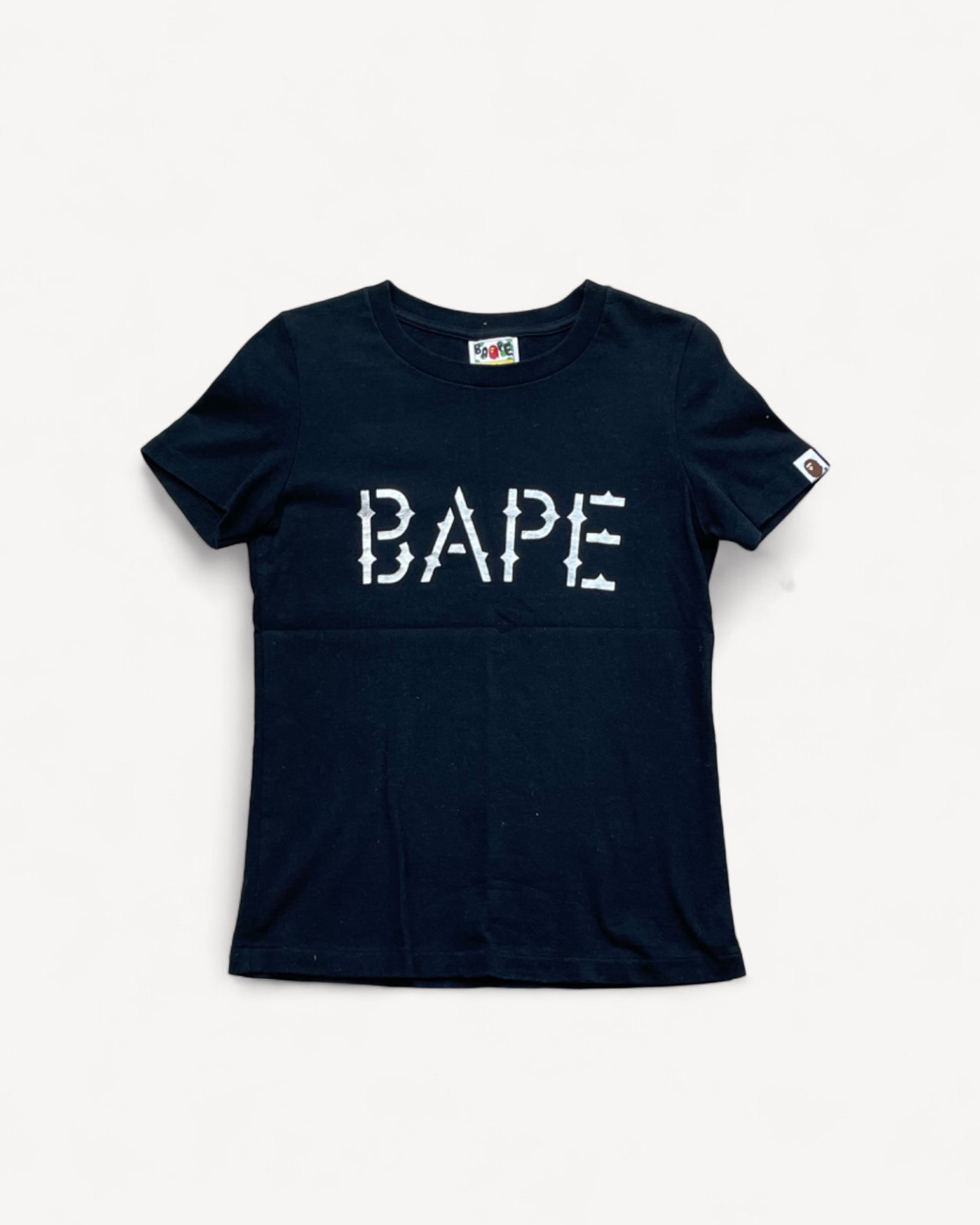 BAPE BLACK T-SHIRT (XS)