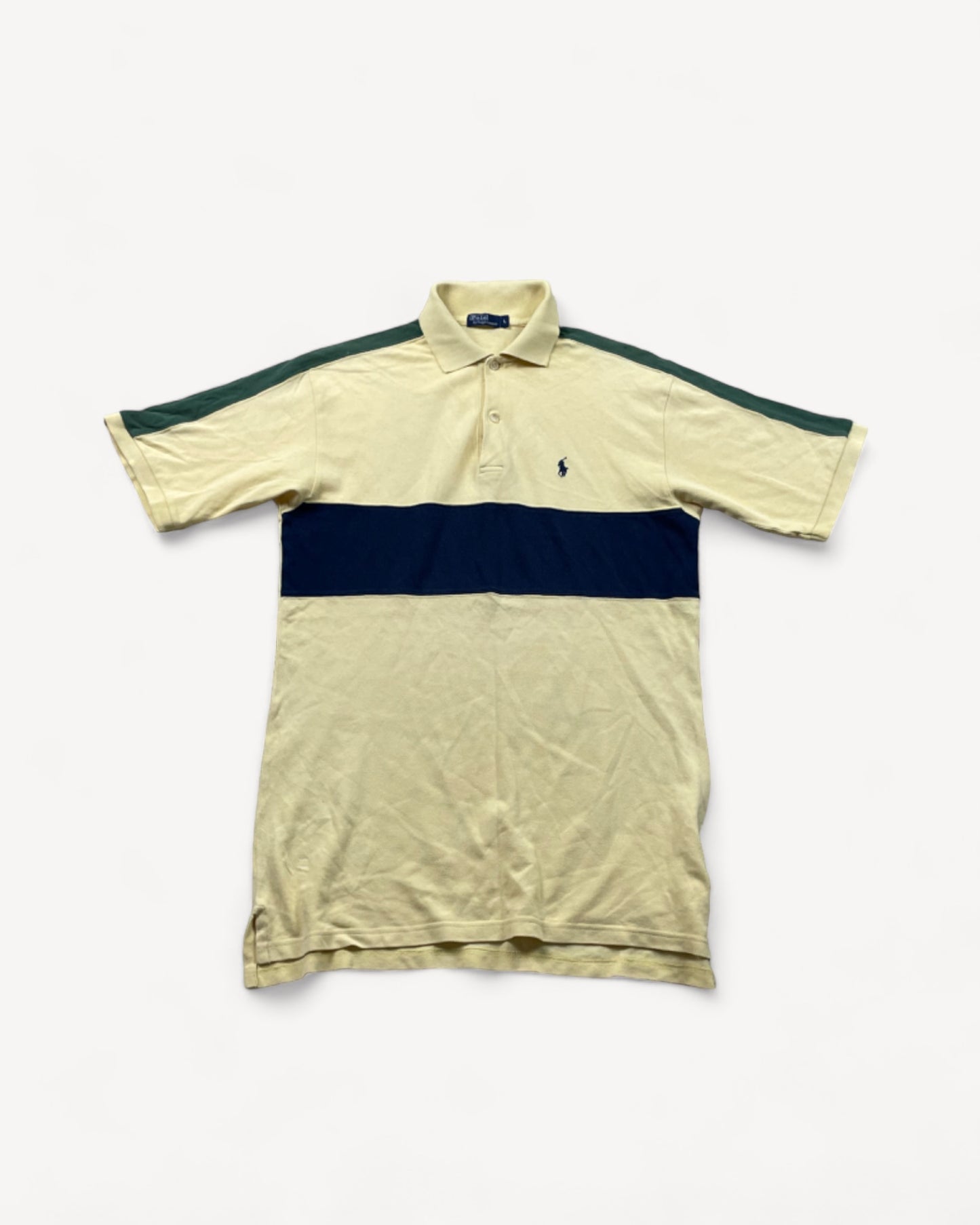 RALPH LAUREN POLO SHIRT YELLOW (L)