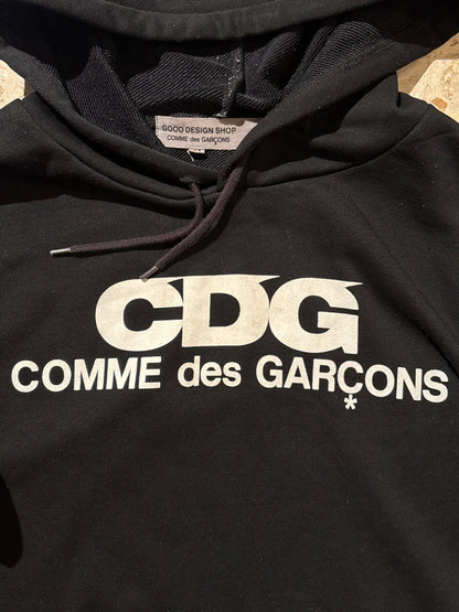 CDG BLACK HOODIE (M)