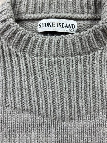 STONE ISLAND GREY KNIT (M)
