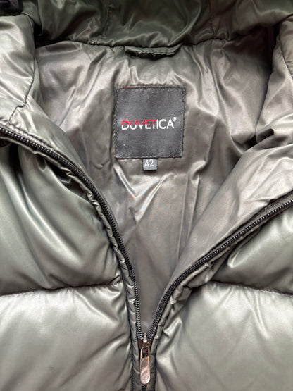 DUVETICA GREEN WOMEN PUFFER JACKET (L)