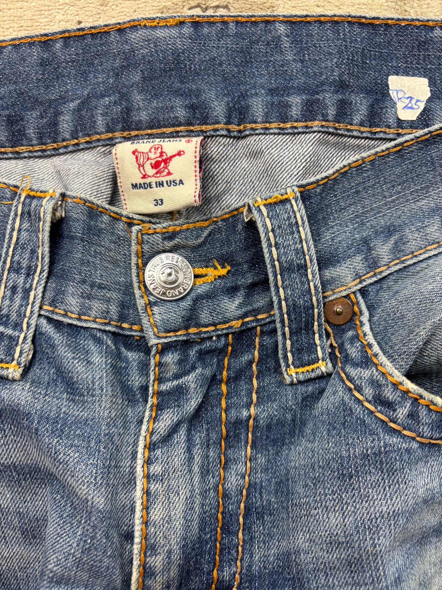 TRUE RELIGION JEANS W33 L34 #TR25