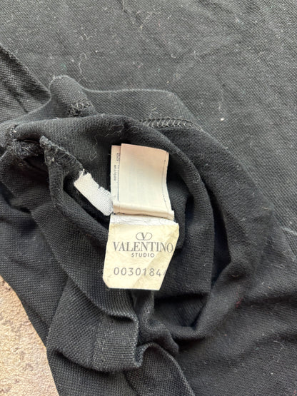 VALENTINO BLACK POLO SHIRT (L)