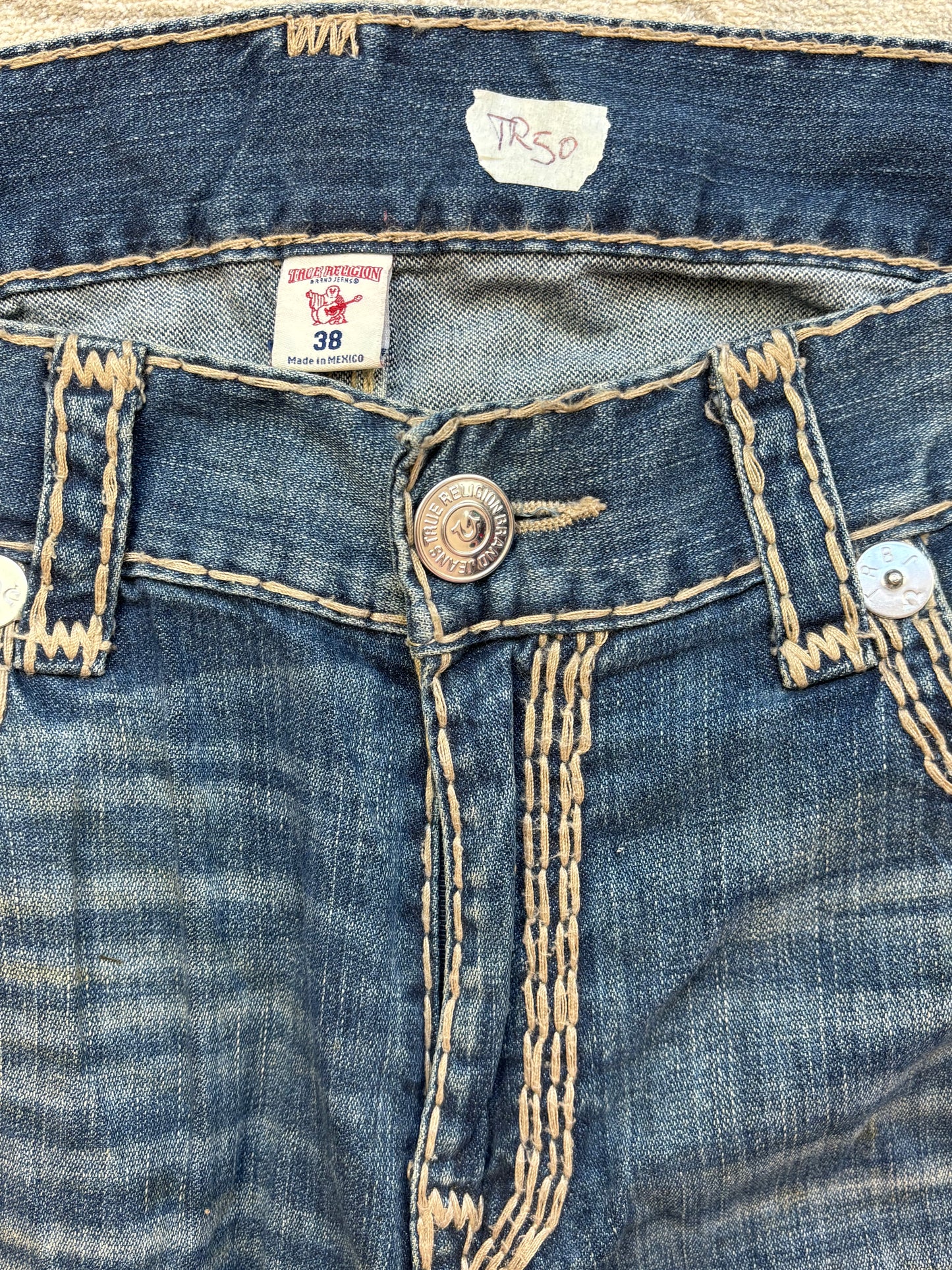 TRUE RELIGION JEANS W38 L34 #TR50