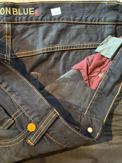 JAPANESE EMBROIDERED DENIM W38 L32 #JAP16