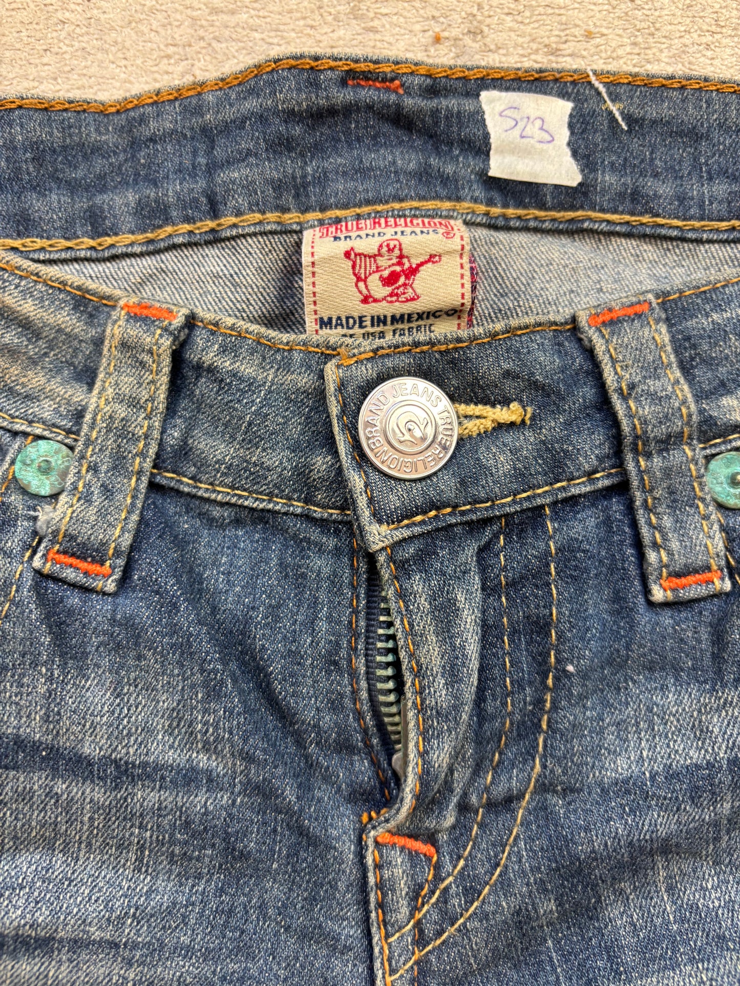 TRUE RELIGION HOT PANT W26 #S23