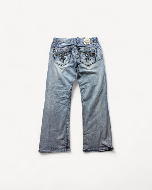 ROCK REVIVAL JEANS W34 L32 #RR32