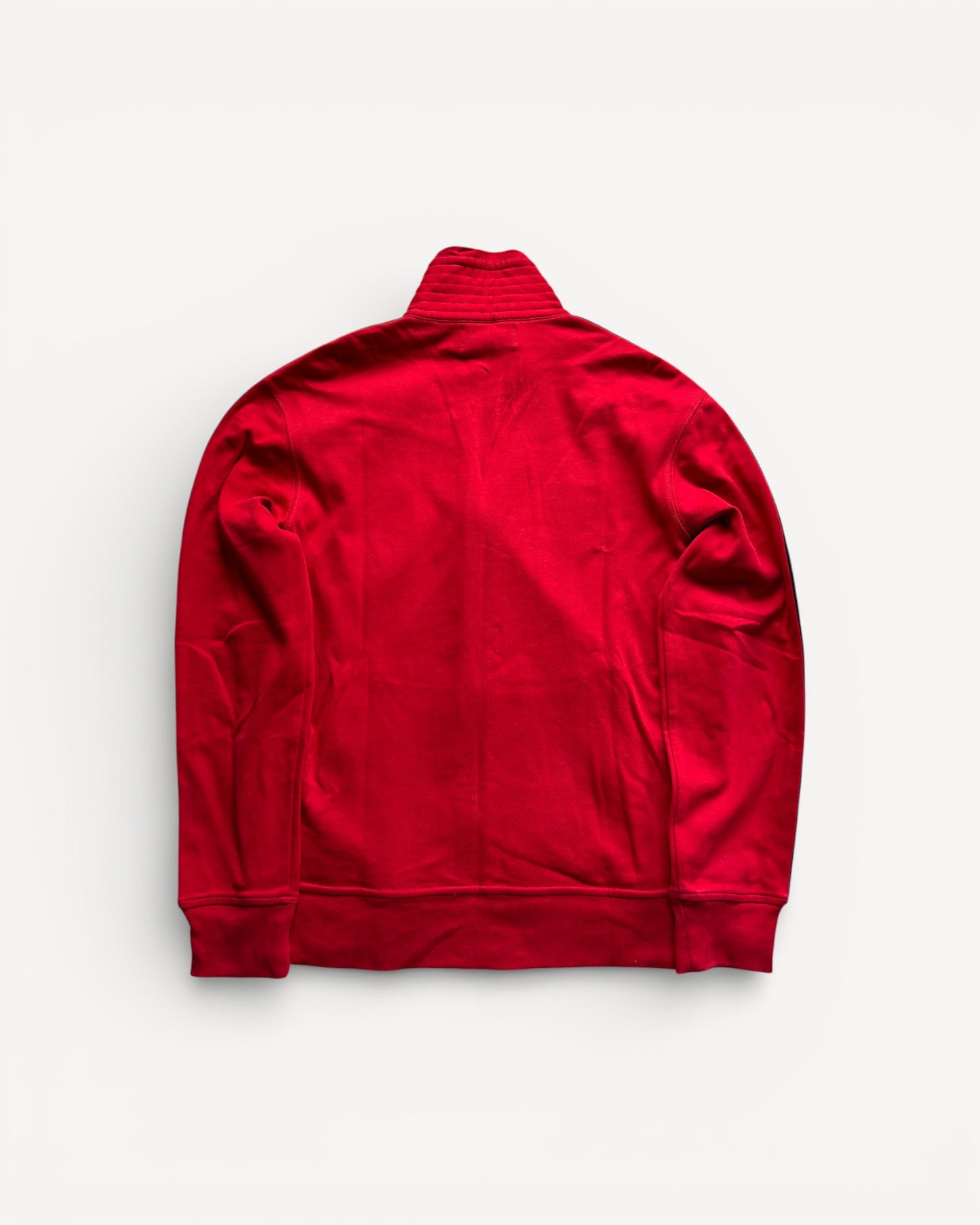 RALPH LAUREN RED ZIP UP HOODIE (M)