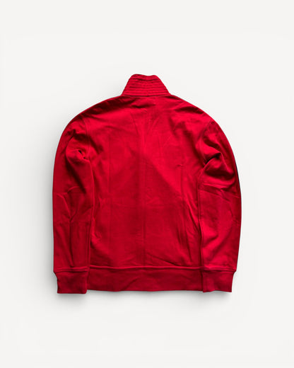 RALPH LAUREN RED ZIP UP HOODIE (M)