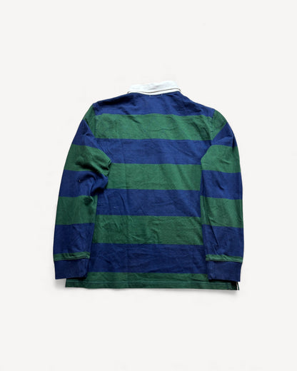 RALPH LAUREN LONGSL. POLO SHIRT STRIPED (L)