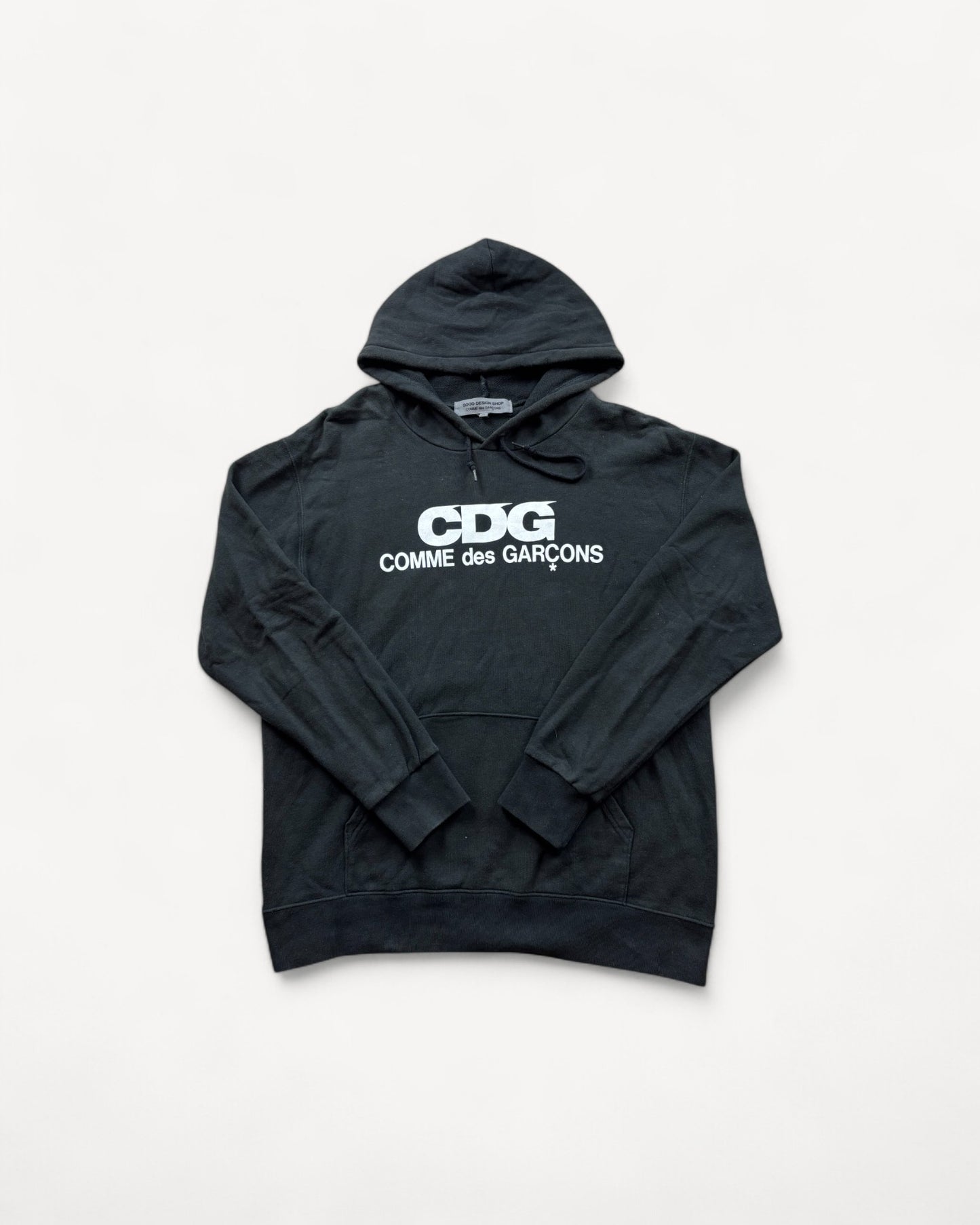 CDG BLACK HOODIE (L)