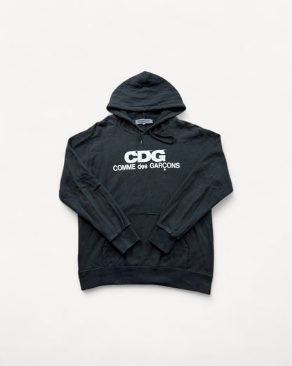 CDG BLACK HOODIE (L)