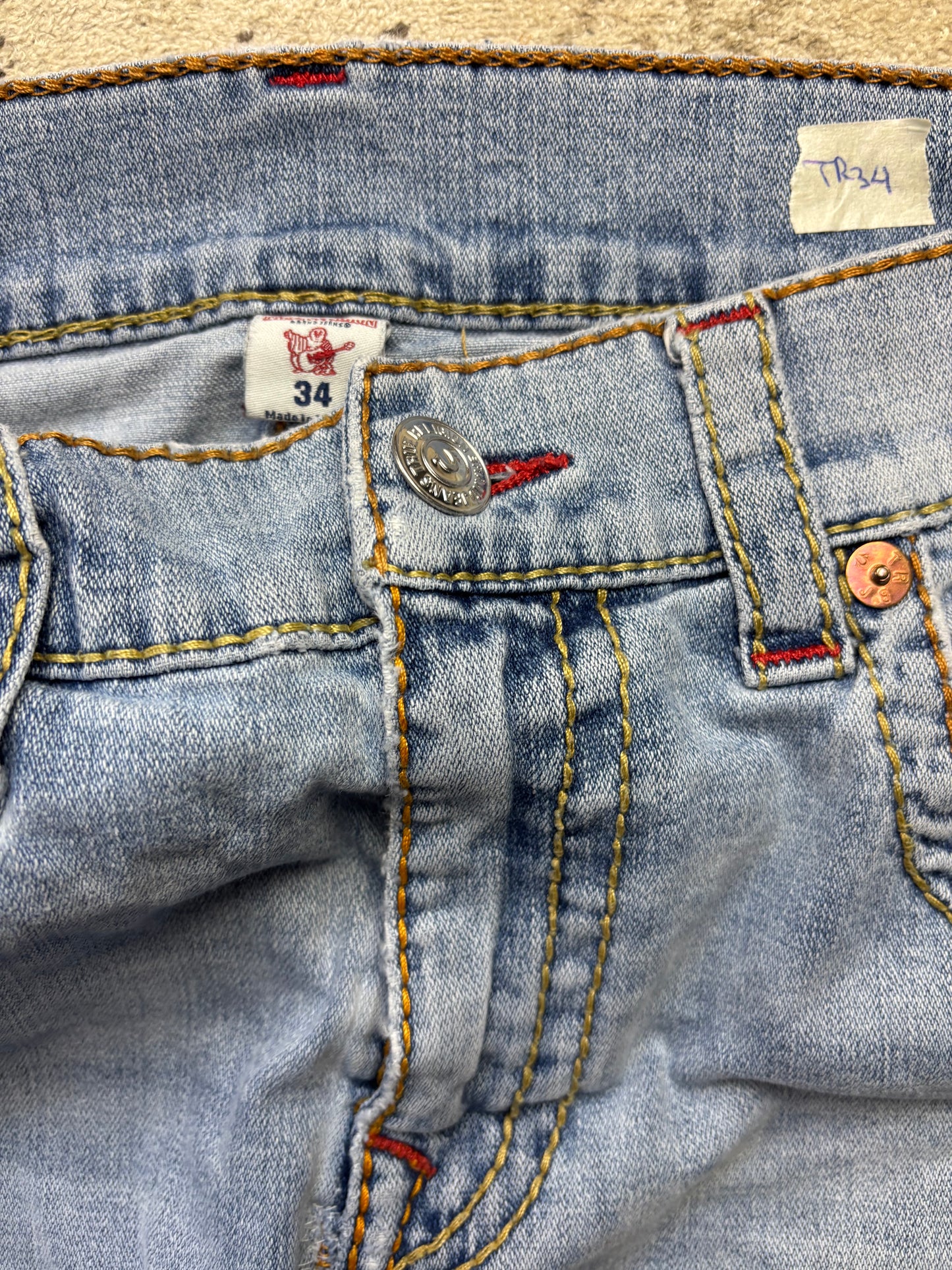 TRUE RELIGION JEANS W34 L32 #TR34