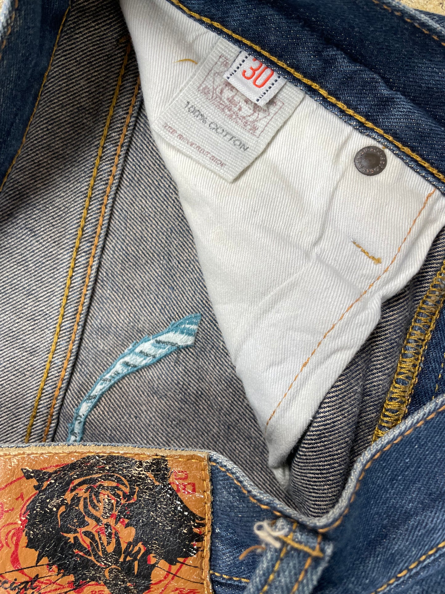 EVISU JEANS W30 L30 #E4