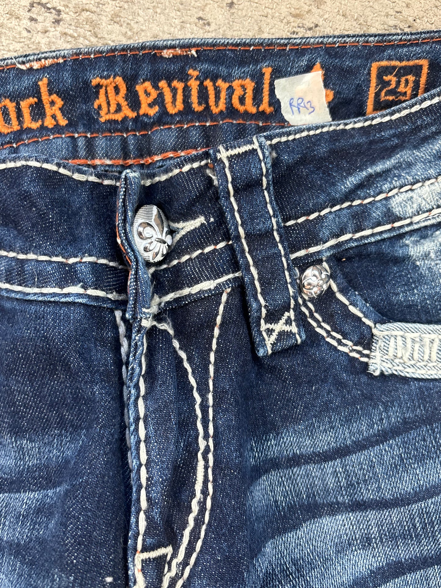 ROCK REVIVAL JEANS W29 L32 #RR13